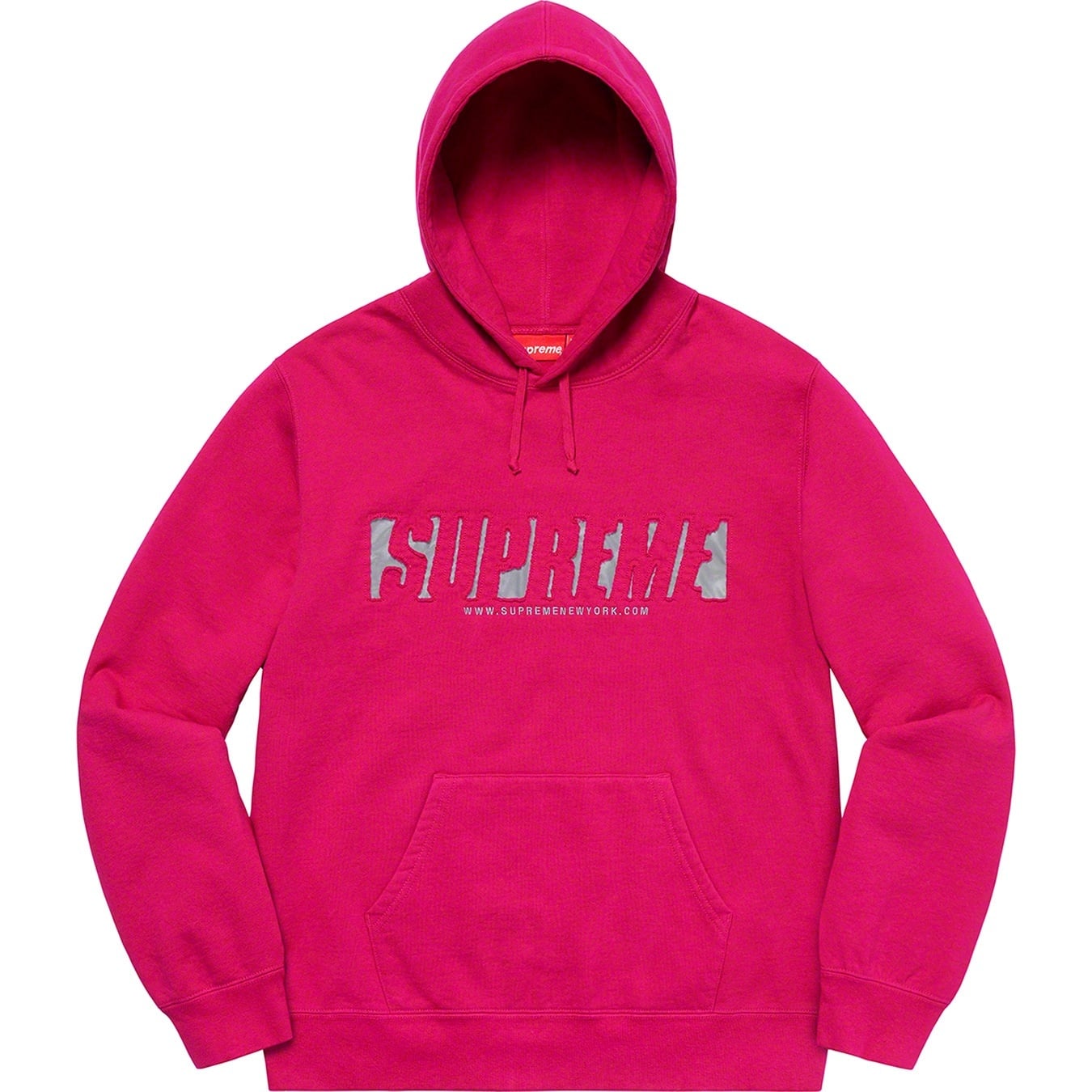 Reflective Cutout Hooded Sweatshirt view 3